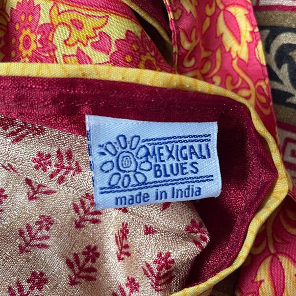 Mexicali Blues Silk Reversible Wrap Skirt - Picture 3 of 4